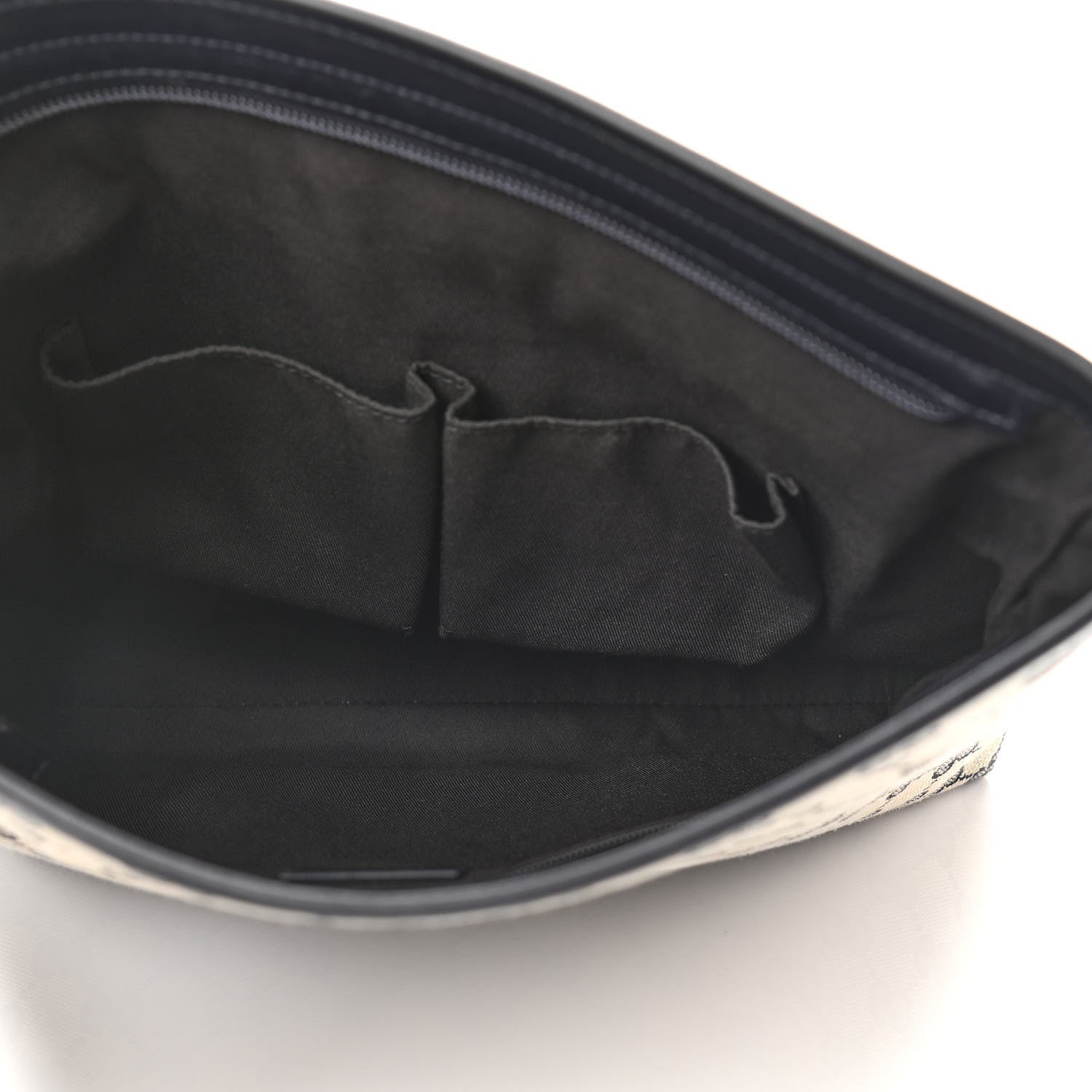 Gucci GG Supreme Monogram Web Flat Messenger Bag Navy 5 of 12