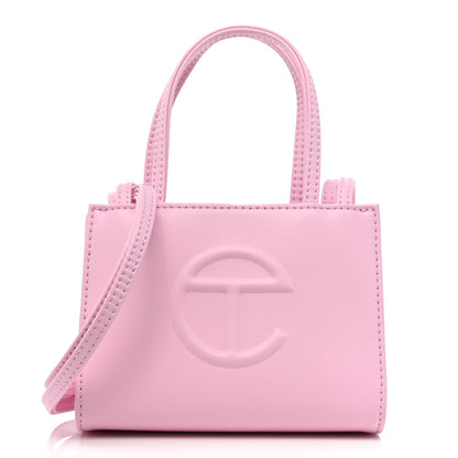 Telfar Vegan Leather Small Shopping Bag Bubblegum 1 of 8