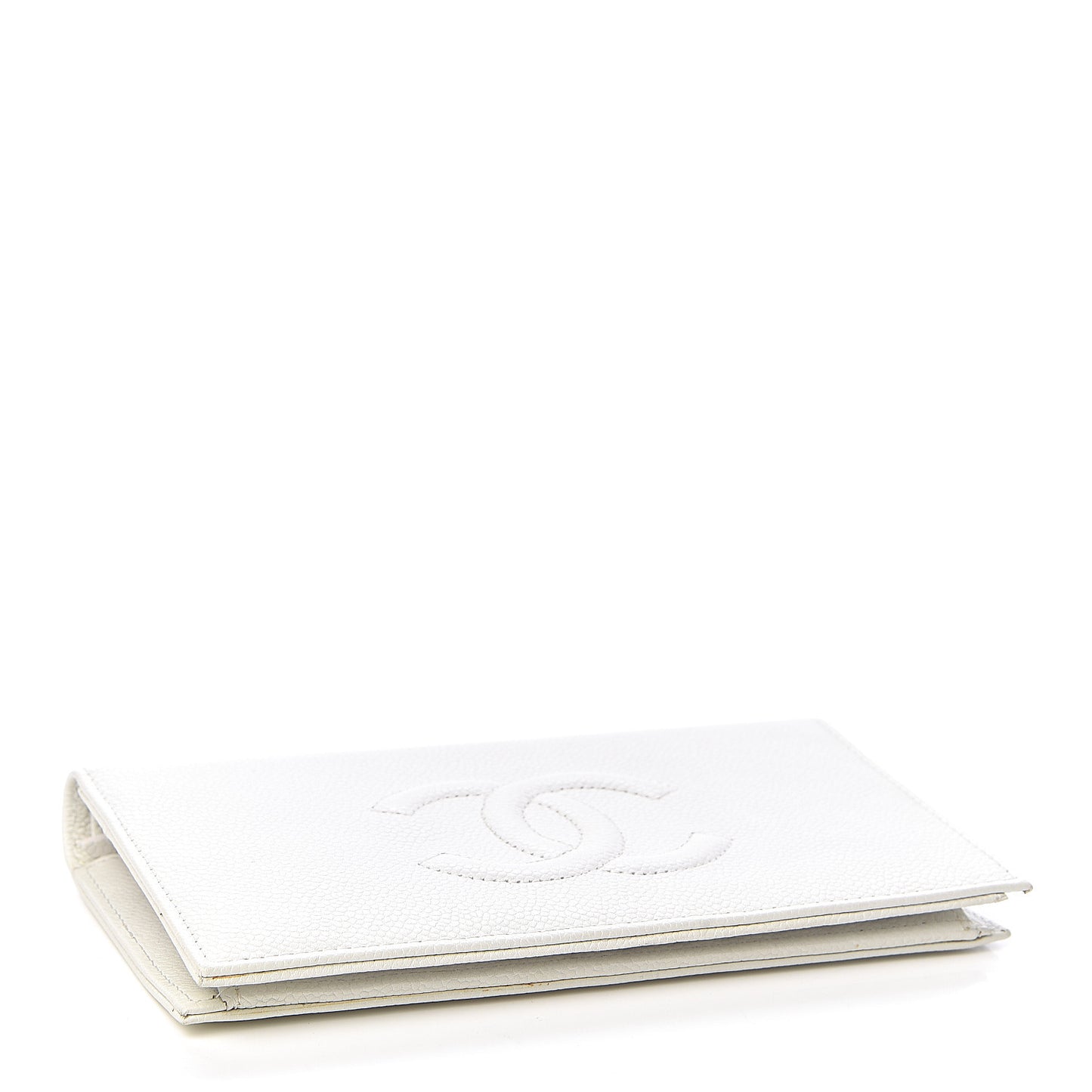 Caviar Timeless CC Yen Wallet White