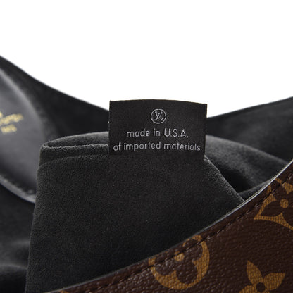 Louis Vuitton Monogram Flower Hobo Black 7 of 8