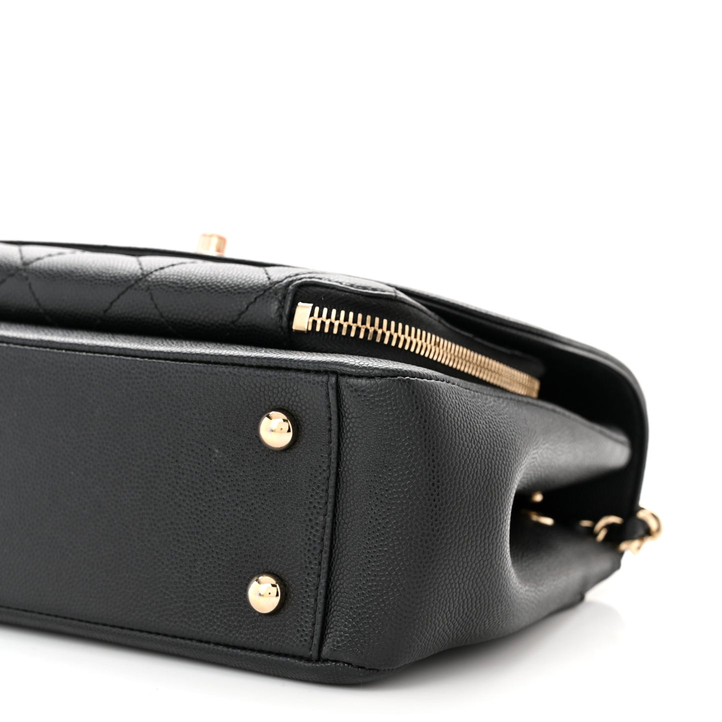 Caviar Quilted Medium Business Affinity Flap Black