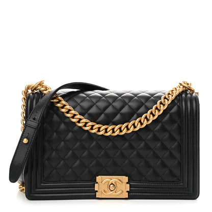 Chanel Caviar Quilted New Medium Boy Flap Black 1 of 10