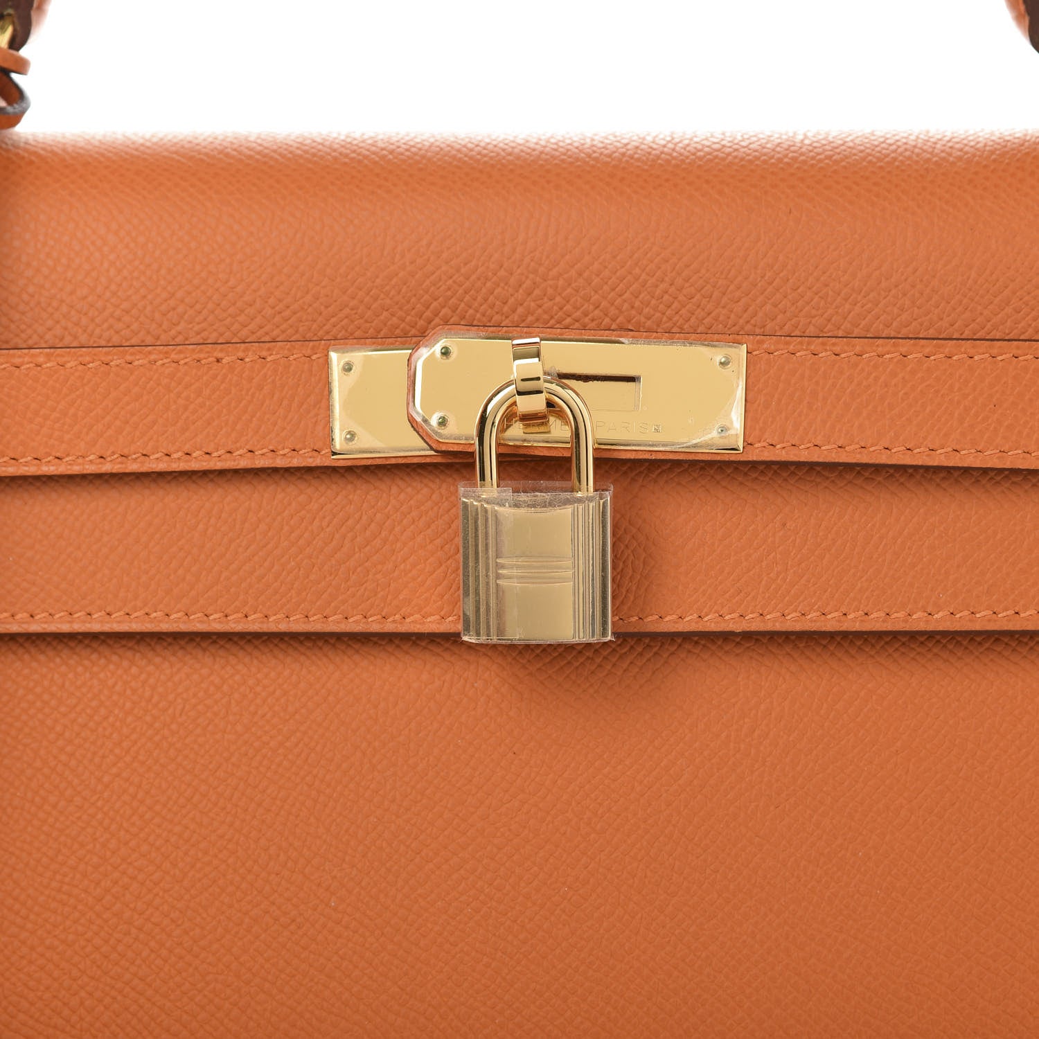 Hermes Epsom Kelly Sellier 32 Orange 10 of 10