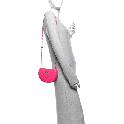 Chanel Patent Calfskin Quilted Enamel CC Charms Hobo Pink 2 of 10