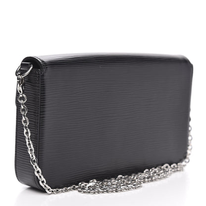 Louis Vuitton Epi Pochette Felicie Black 3 of 12