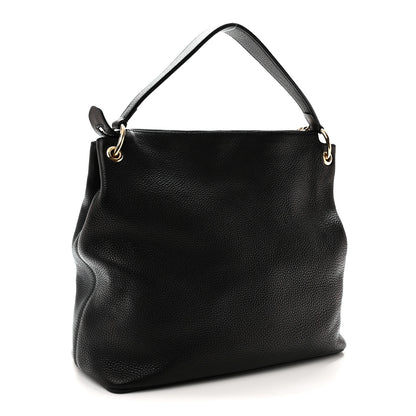 Gucci Pebbled Calfskin Large Soho Hobo Black Black 3 of 10