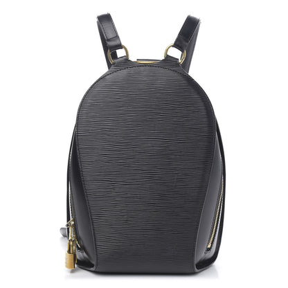 Louis Vuitton Epi Mabillon Backpack Black 1 of 12