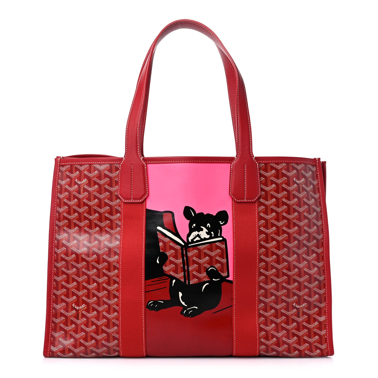 Goyardine Villette Tote Red