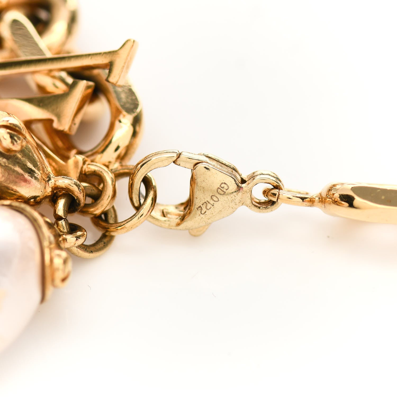 Louis Vuitton Damier Monogram Pearl Bracelet 4 of 4