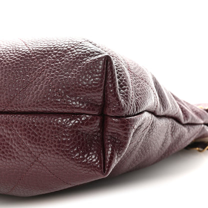 Chanel Caviar Quilted Small Chanel 22 Dark Burgundy 11 of 11