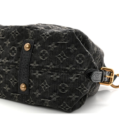 Louis Vuitton Denim Neo Cabby MM Black 9 of 9