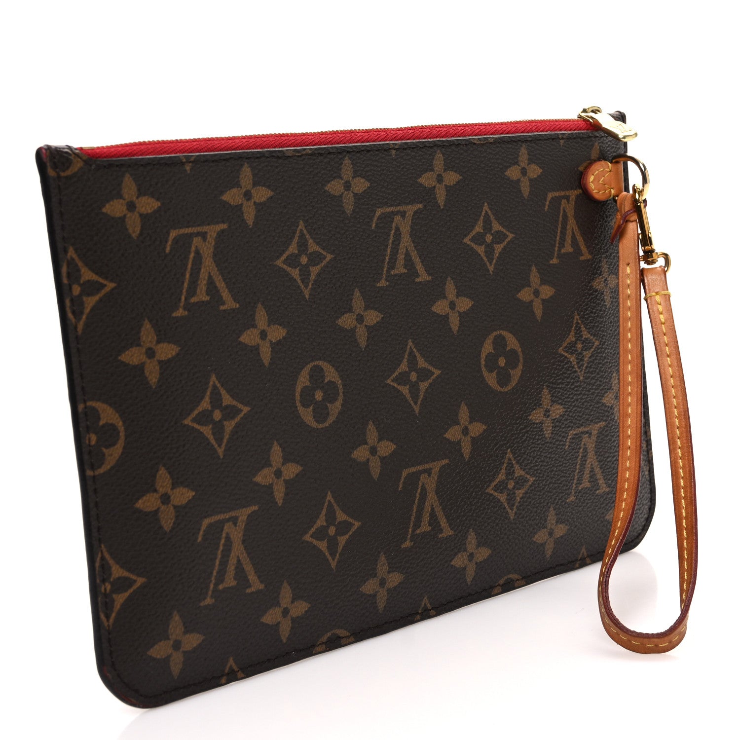 Louis Vuitton Monogram Neverfull MM GM Pochette Cherry 3 of 10