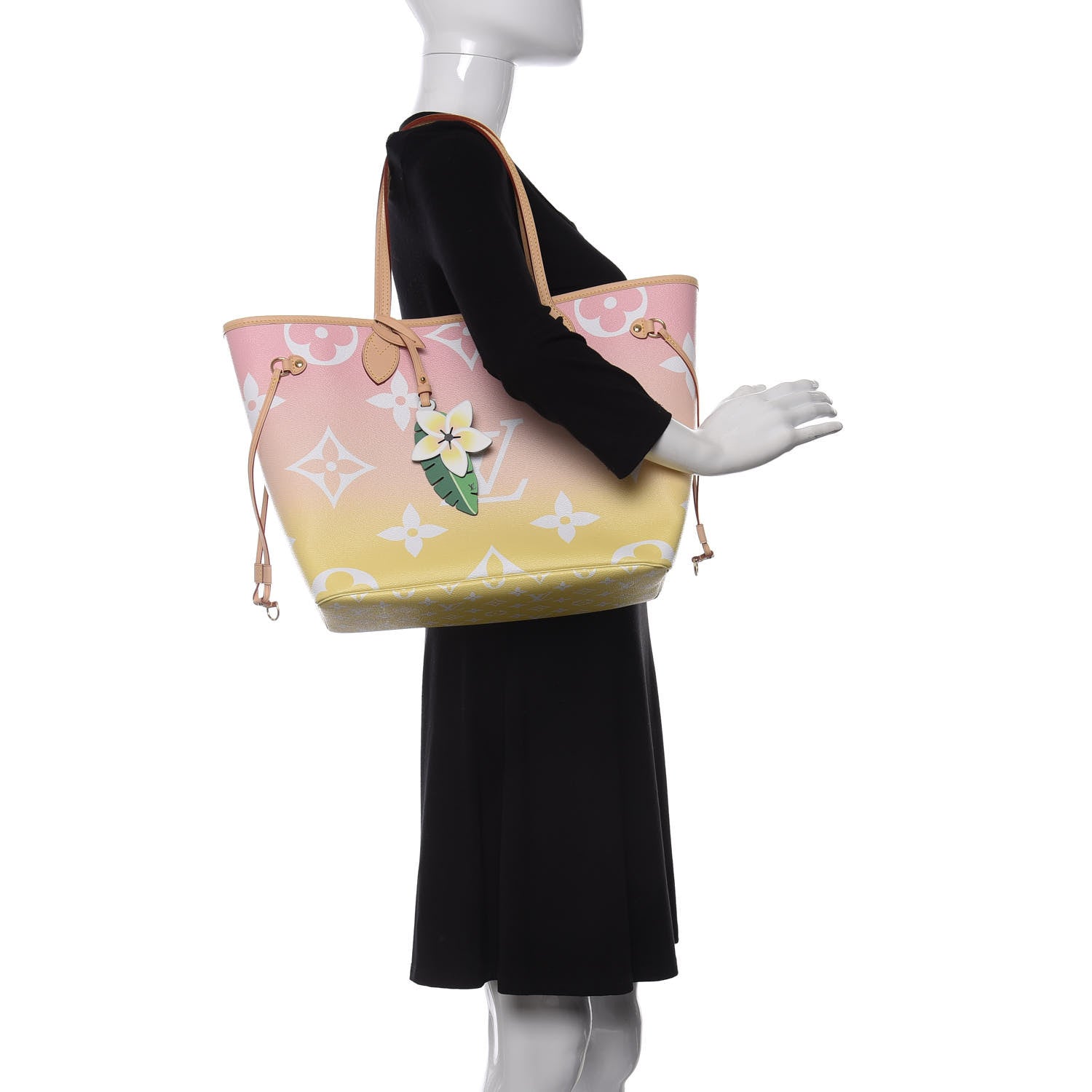 Louis Vuitton Monogram Giant By The Pool Neverfull MM Light Pink 2 of 9