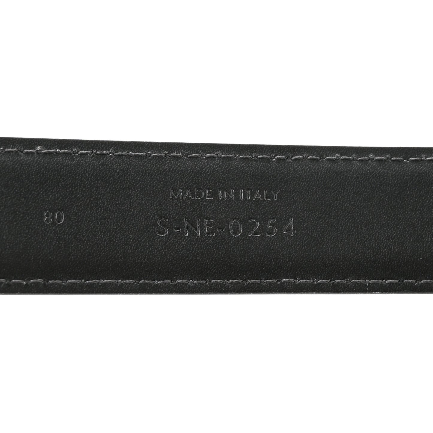 Box Calfskin Medium 25mm Triomphe Belt 80 32 Black