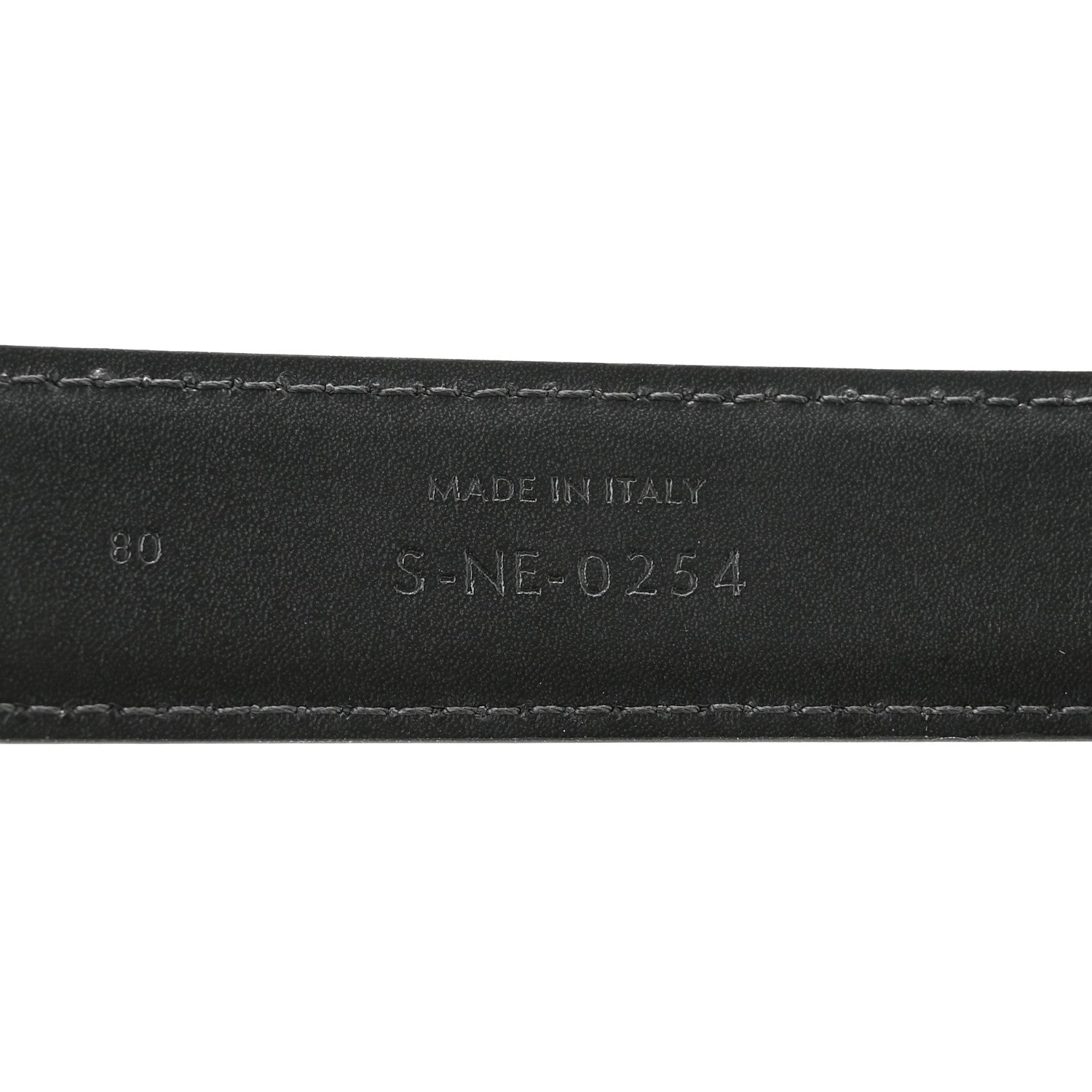 Celine Box Calfskin Medium 25mm Triomphe Belt 80 32 Black 6 of 7