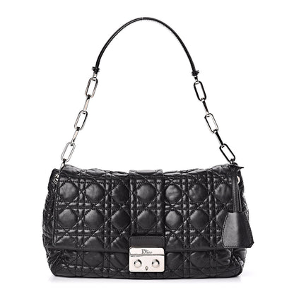 Christian Dior Lambskin Cannage New Lock Flap Black 1 of 11