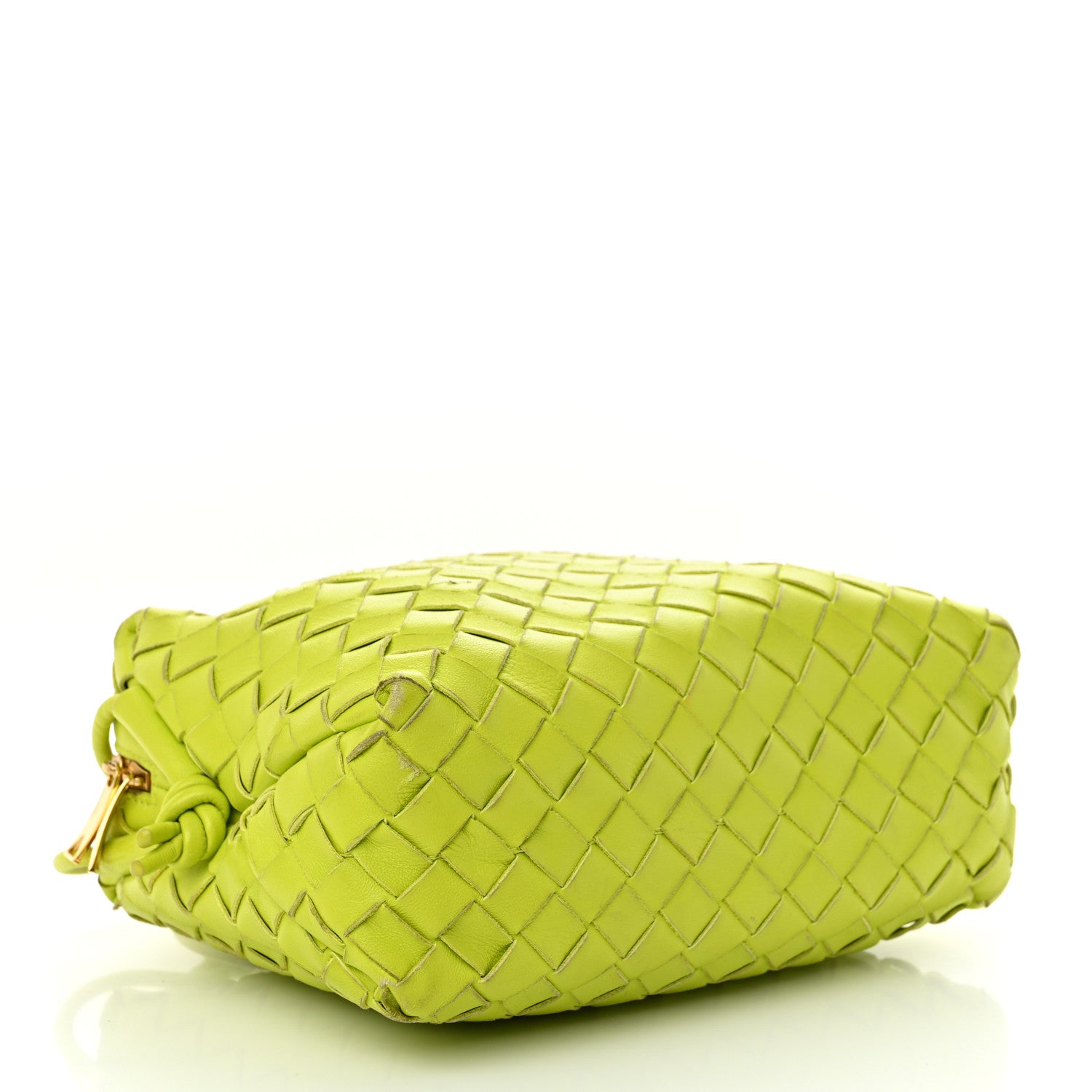 Bottega Veneta Nappa Intrecciato Small Loop Camera Bag Acid Kiwi 4 of 16