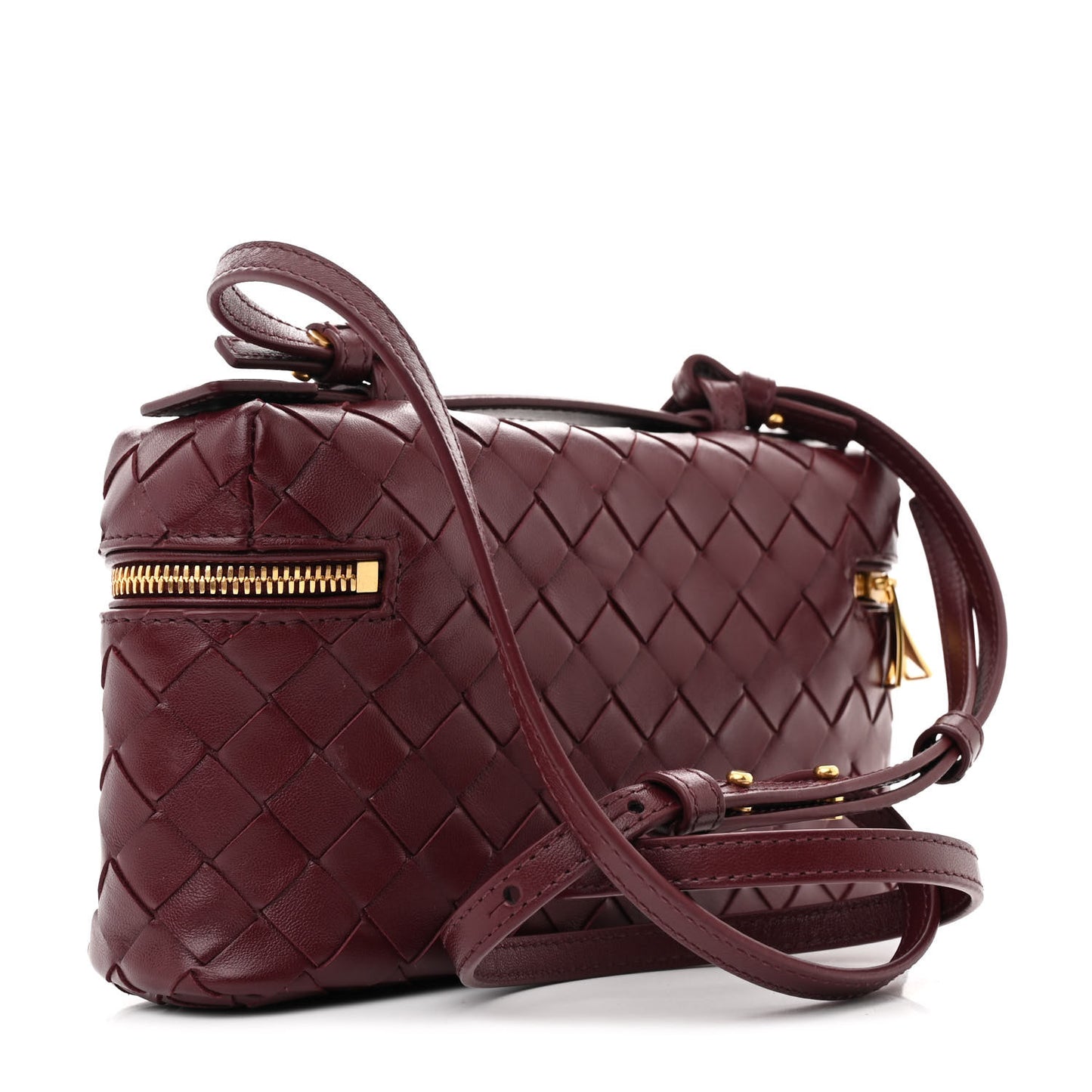 Nappa Intrecciato Bang Bang Vanity Case Barolo