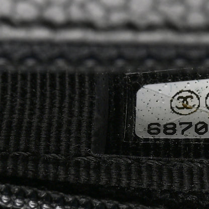 Chanel Caviar Quilted Jumbo Kelly Flap Black 8 of 11