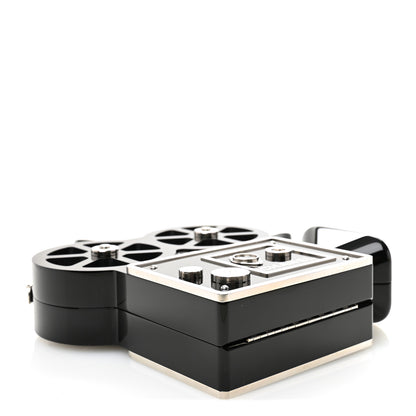 Chanel Plexiglass Crystal Buonasera Film Projector Minaudiere Clutch Black 3 of 10