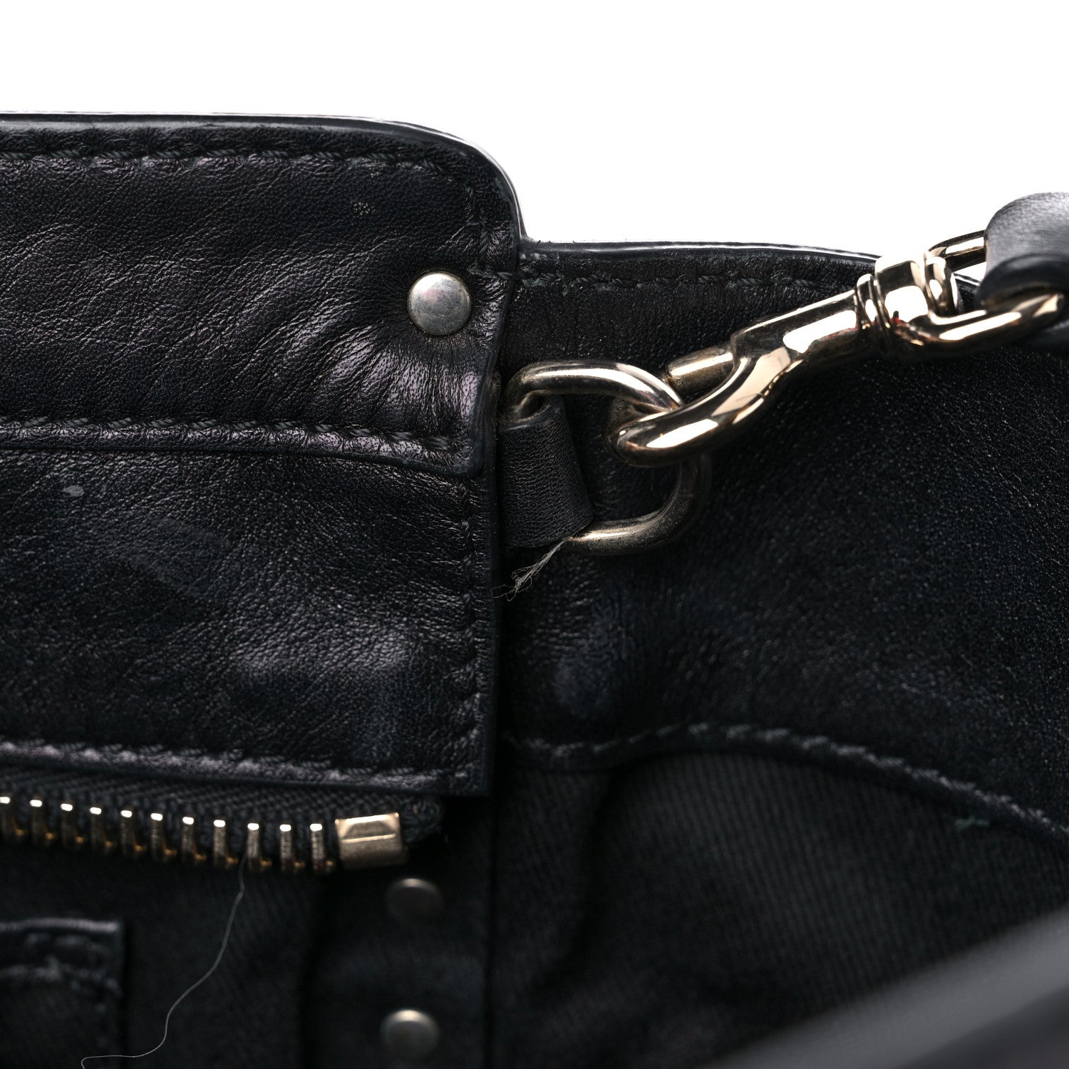 Valentino Garavani Vitello Rockstud Double Handle Tote Black 23 of 28