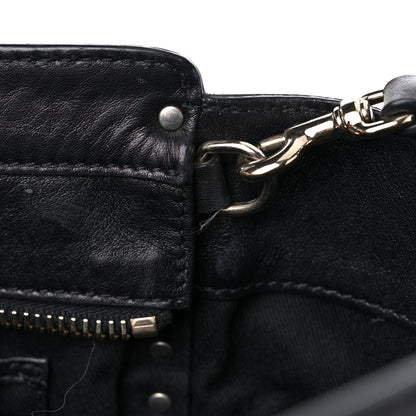 Valentino Garavani Vitello Rockstud Double Handle Tote Black 23 of 28