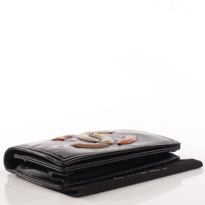 Chanel Vinyl Lipstick Wallet On Chain WOC Black 4 of 13