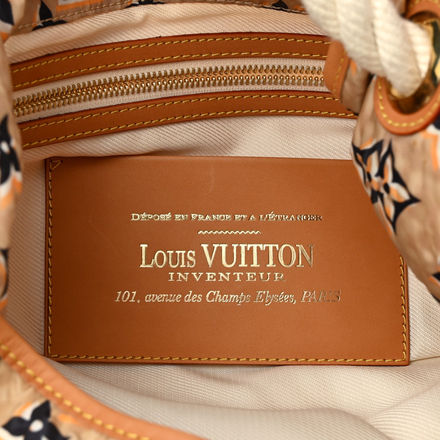 Louis Vuitton Canvas Monogram Cruise Bulles MM Natural 10 of 25