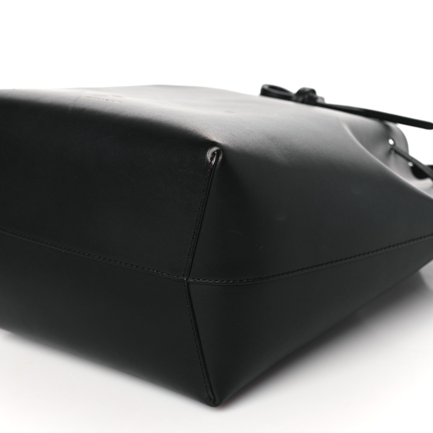 Mansur Gavriel Calfskin Bucket Bag Black Flamma 10 of 12