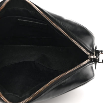 Saint Laurent Calfskin Matelasse Monogram Lou Camera Bag Black 5 of 10