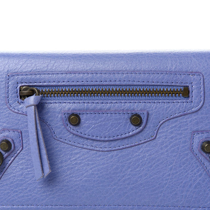 Balenciaga Agneau Classic Hardware Money Wallet Mauve 9 of 9