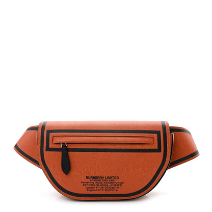 Burberry Calfskin Logo Small Olympia Bum Bag Earthy Orange 1 of 9
