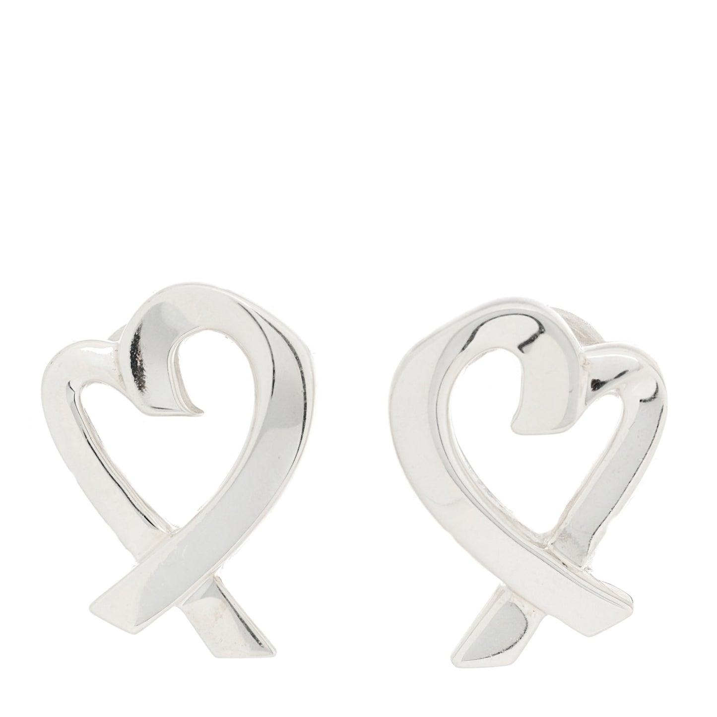 Sterling Silver Paloma Picasso Loving Heart Earrings