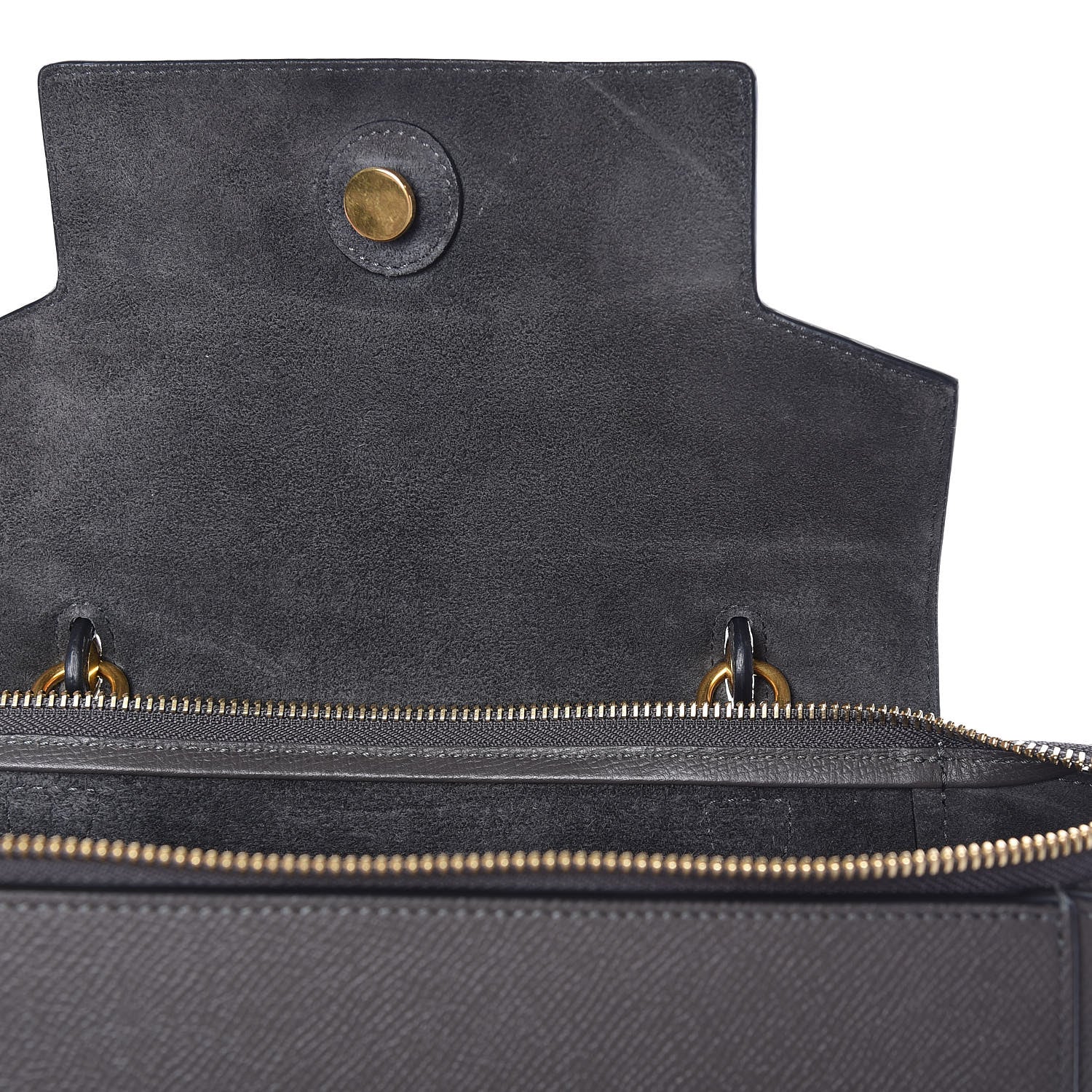 Celine Baby Grained Calfskin Micro Belt Bag Grey 10 of 13