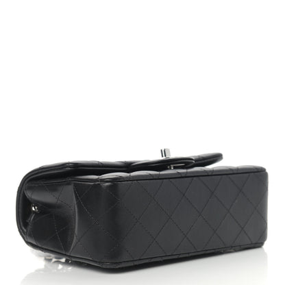 Chanel Lambskin Quilted Mini Rectangular Flap Black 4 of 13