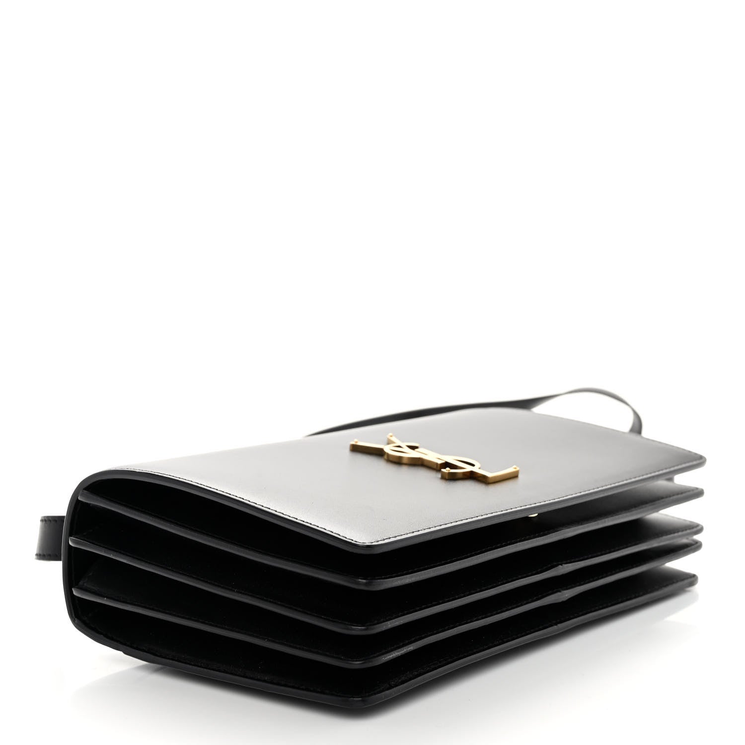 Saint Laurent Smooth Calfskin Shoulder Bag Black 4 of 9