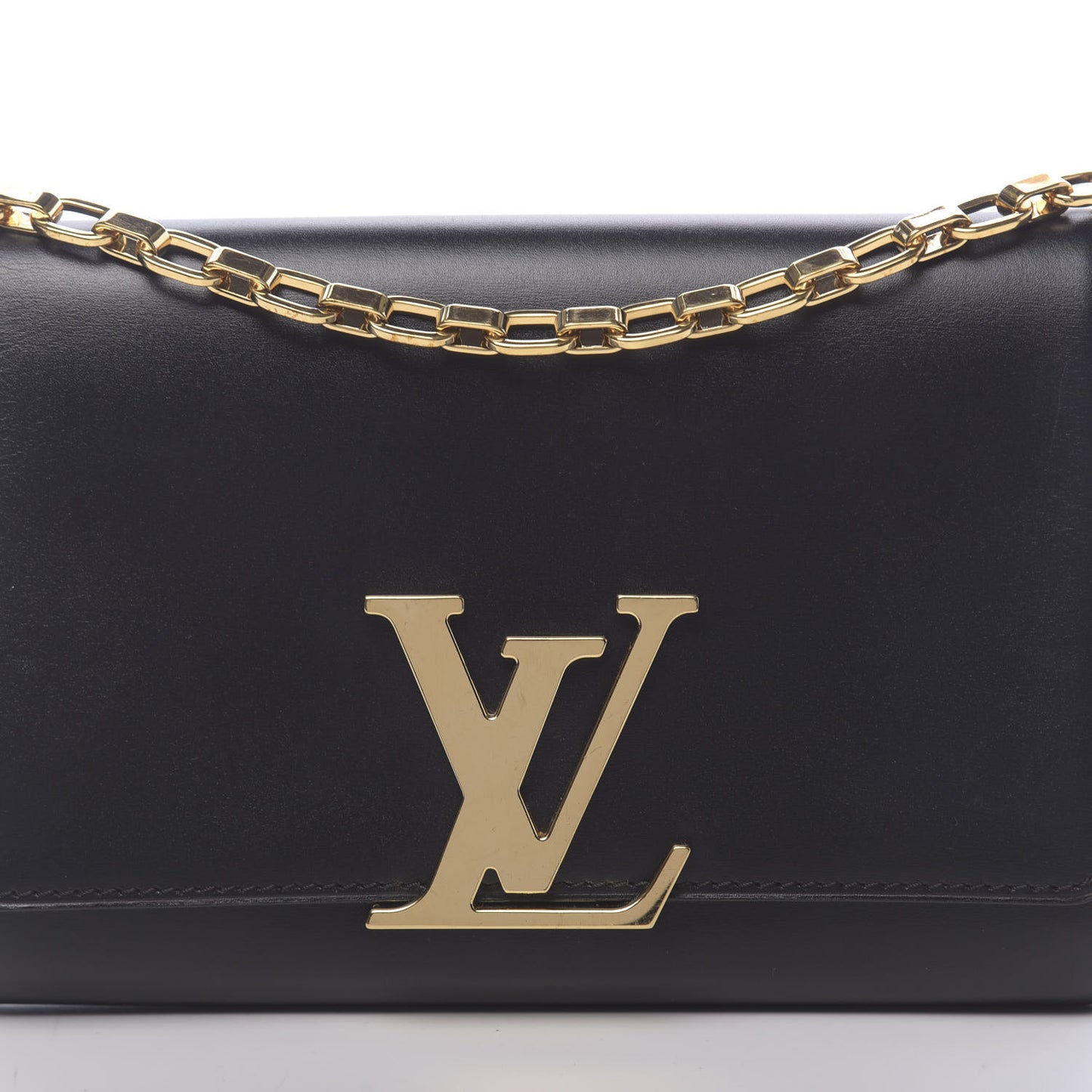 Calfskin Chain Louise MM Black