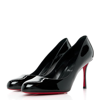 Christian Louboutin Patent Dolly 85 Pumps 38.5 Black 3 of 11
