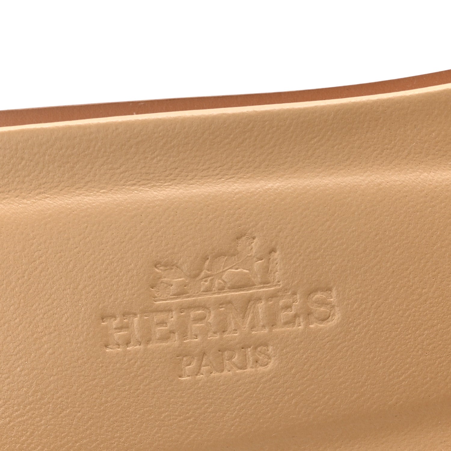 Hermes Calfskin Oran Sandals 40 Beige Albinos 7 of 10