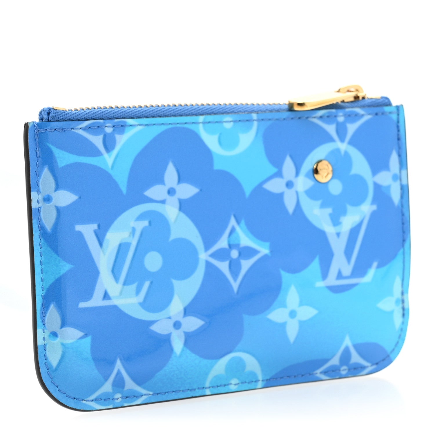 Louis Vuitton Vernis Valentine Key Pouch Light Blue 3 of 9