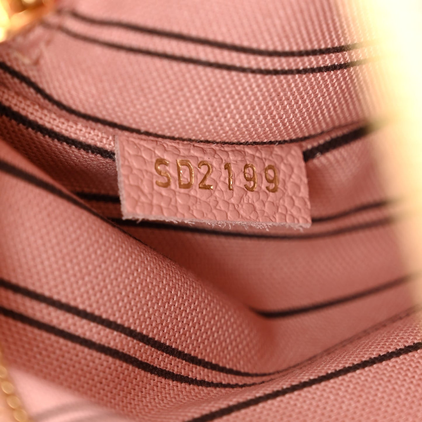 Empreinte Pochette Metis Rose Poudre