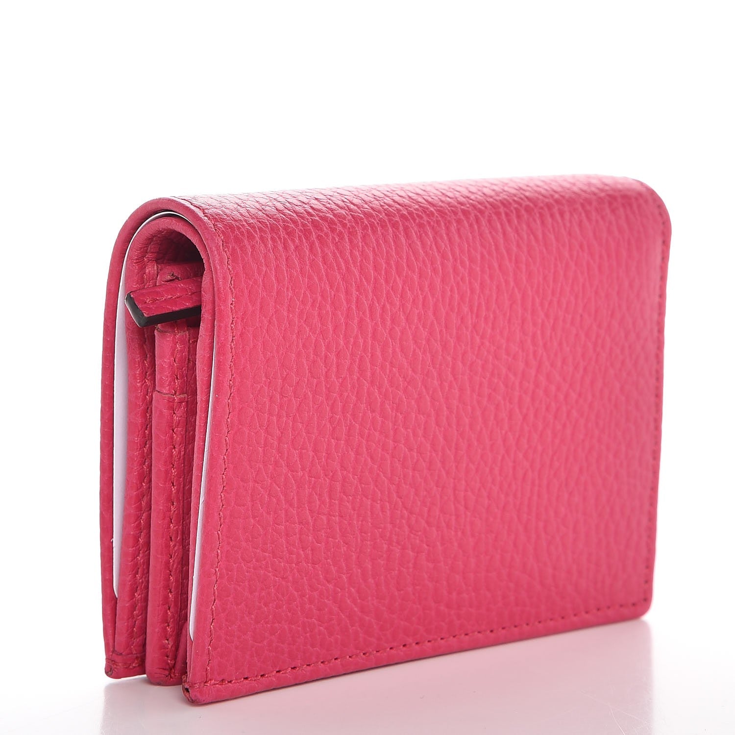 Gucci Dollar Calfskin GG Marmont Card Case Box Pink 3 of 8