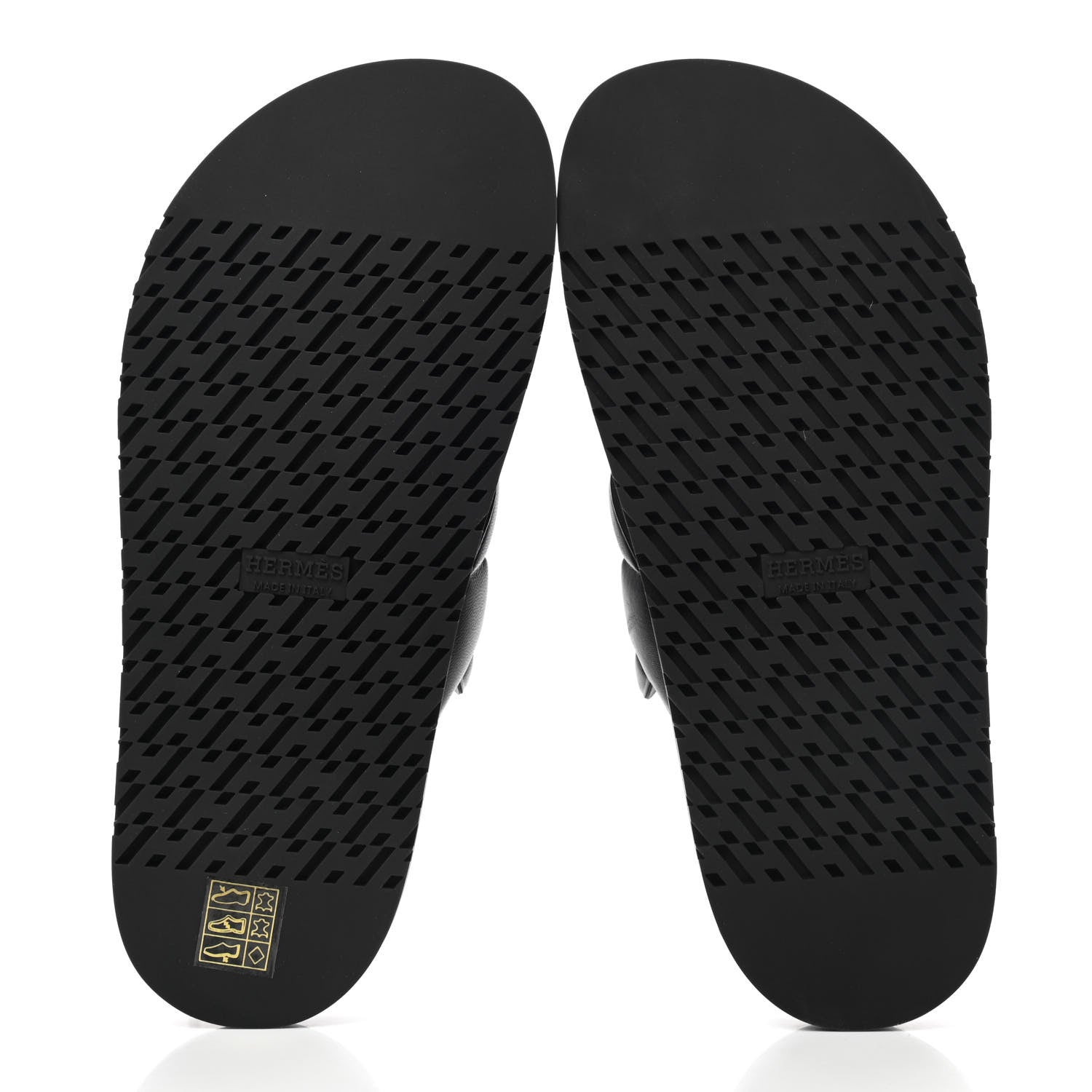 Hermes Nappa Extra Sandals 38 Black 5 of 10