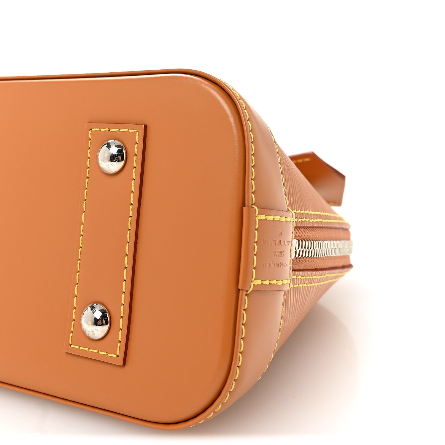 Louis Vuitton Epi Jacquard Alma BB Honey Gold 9 of 9
