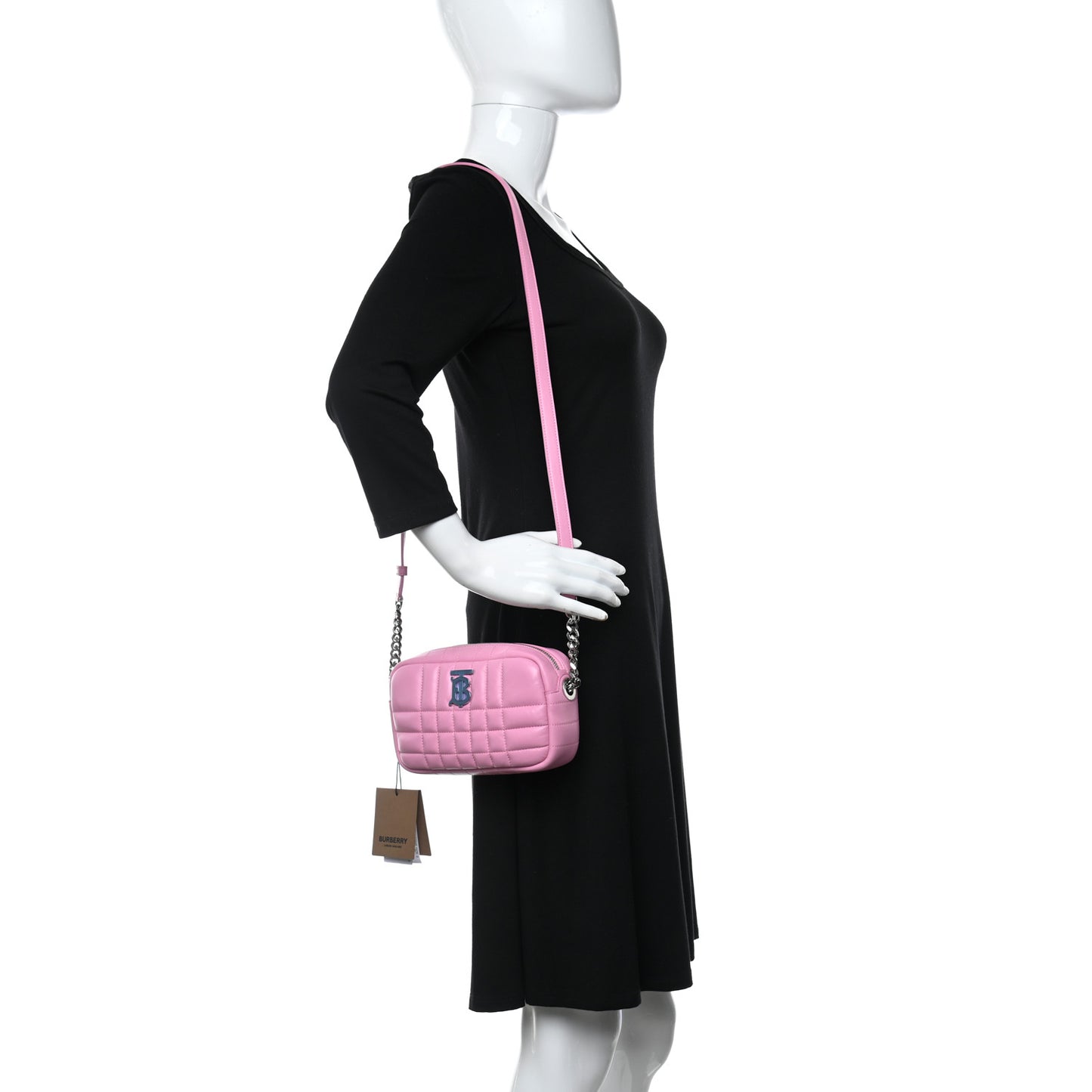 Lambskin Quilted Mini Lola Camera Bag Primrose Pink