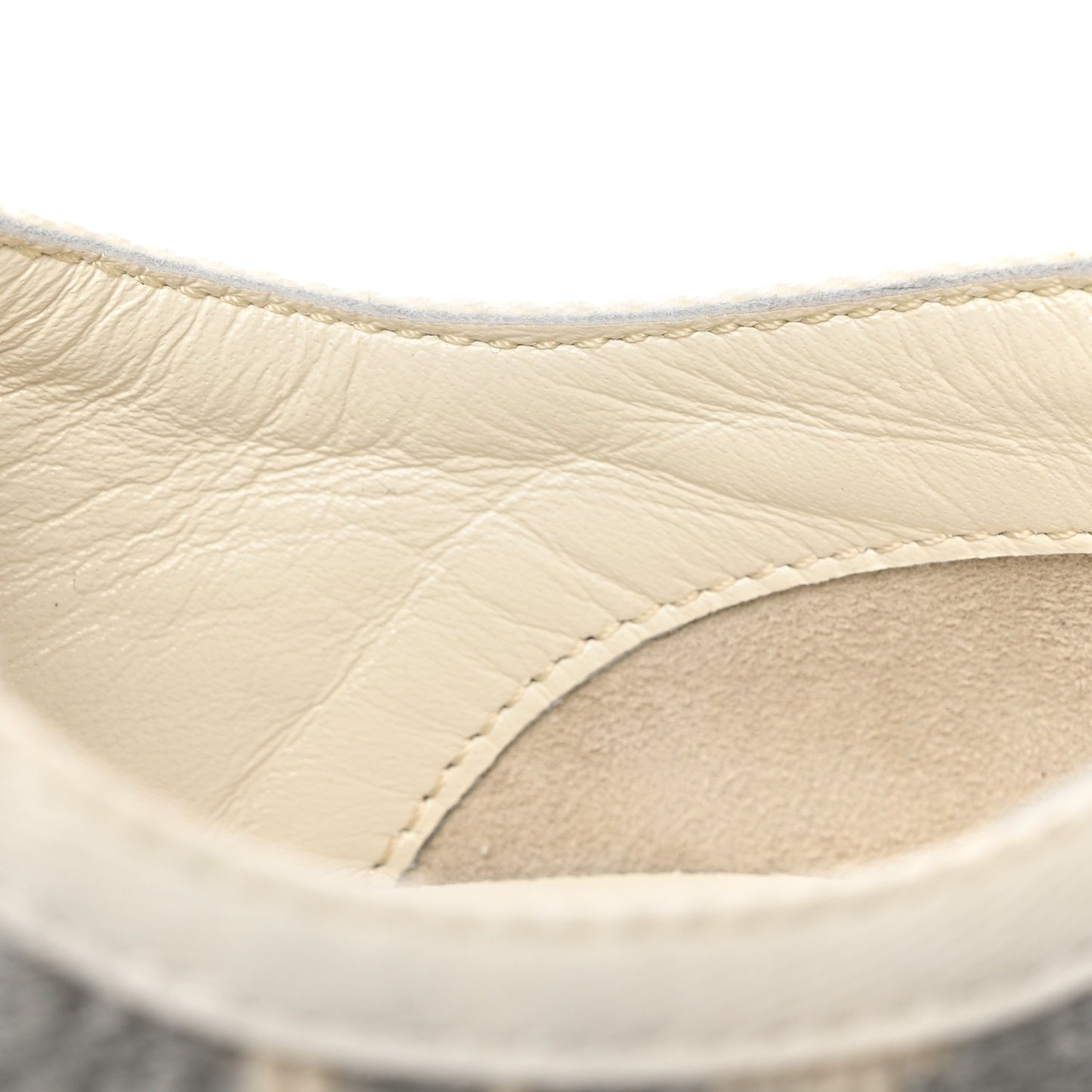 Canvas Oblique Walk'N'Dior Low Top Sneakers 38 Grey Stone