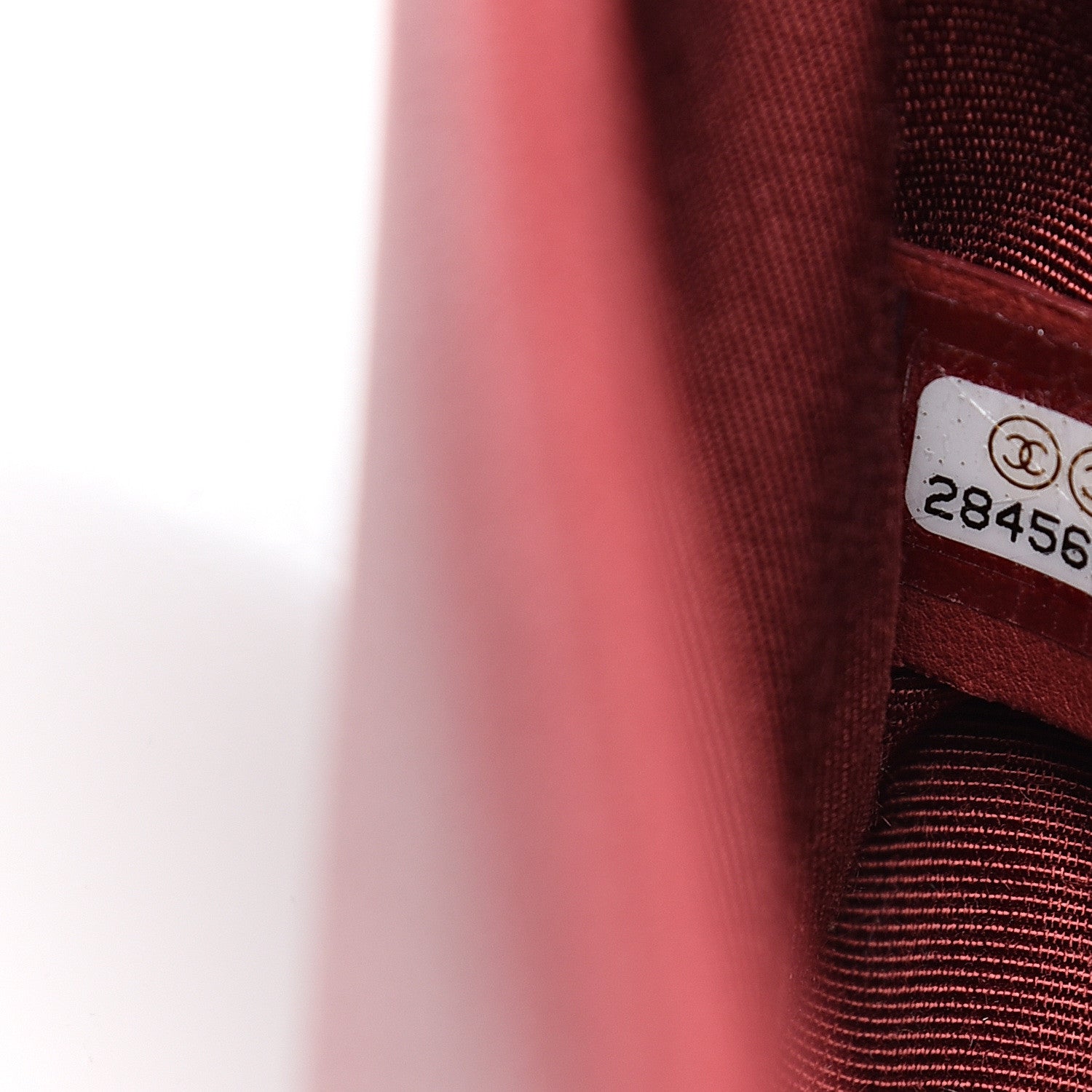Chanel Caviar Chevron Quilted Small Boy Flap Dark Red 6 of 9