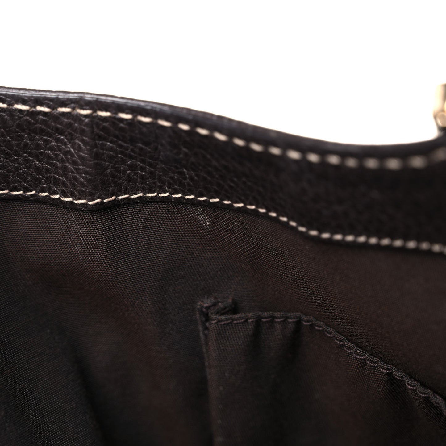 Monogram New Ladies Web Tote Dark Brown