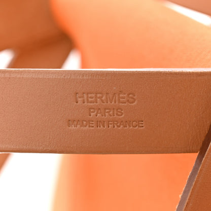 Hermes Toile Cabag 32 PM Orange 6 of 13