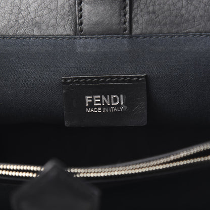 Fendi Denim Petite 2Jours Tote Blue Black 5 of 9